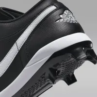 Nike Jordan 1 Retro MCS Low чоловічі бейсбольні бутси колір чорний