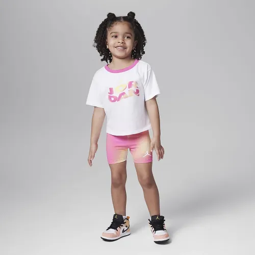 Nike Jordan Lemonade Stand Toddler шорты набор Pink