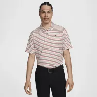 Nike Tour мужские Dri-FIT Striped для гольфа Polo цвет белый