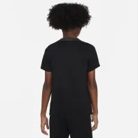 Nike Dri-FIT Strike Big дитячі Short-Sleeve Soccer Top колір чорний