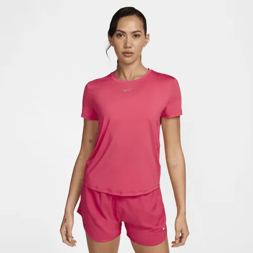 Nike One Classic жіноча Dri-FIT Short-Sleeve Top Pink