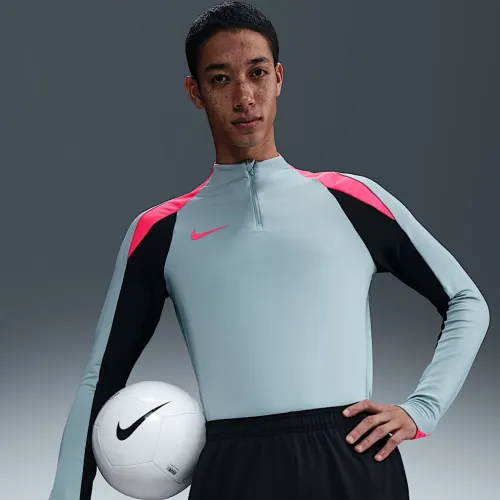 Nike Strike мужские Dri-FIT Soccer 1/2-Zip Drill Top цвет серый