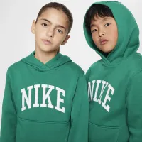 Nike Sportswear Club Fleece Big дитячі Толстовка з капюшоном колір зелений