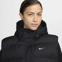Nike Sportswear Metro Puffer женская Therma-FIT Loose Hooded Vest цвет черный