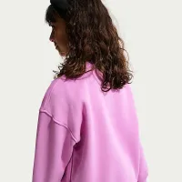 Nike Sportswear Club Fleece Big дитячі оверсайз світшот колір фіолетовий