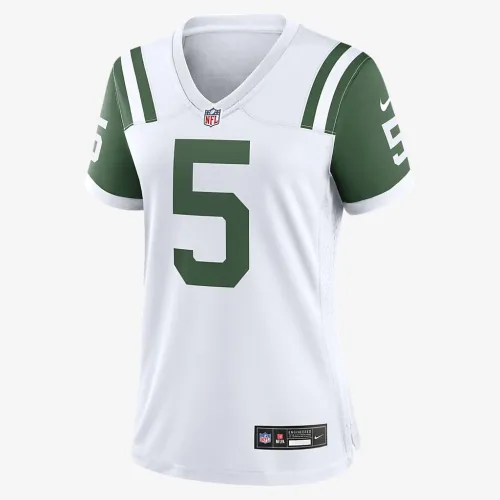 Garrett Wilson New York Jets женская Nike NFL Game Football Jersey цвет белый