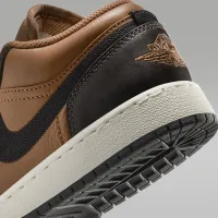 Nike Air Jordan 1 Low SE Big детские Кроссовки цвет коричневый