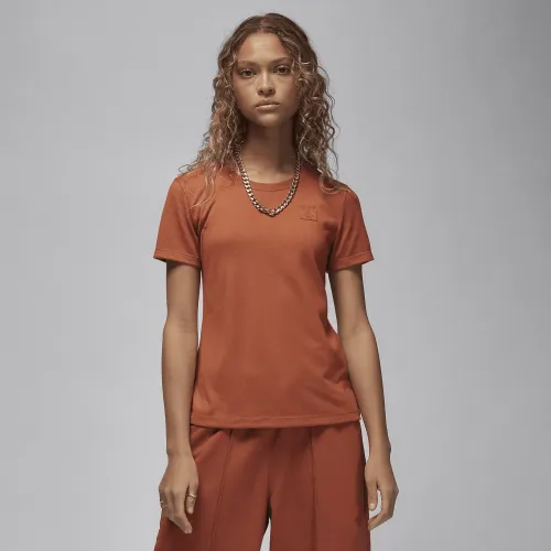 Nike Jordan Essentials жіноча Slim Short-Sleeve футболка Pink