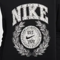Nike Sportswear Club Fleece жіноча Crew-Neck світшот колір чорний