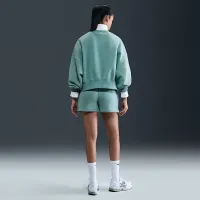 Nike Sportswear Phoenix Fleece жіноча Over-оверсайз Crew-Neck світшот колір зелений