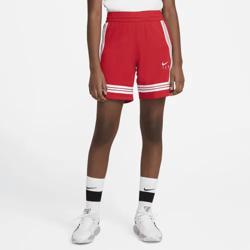 Nike Fly Crossover Big детские (Girls') баскетбольные шорты цвет красный