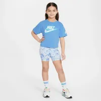 Nike Flow-Ral Little детские Boxy Graphic футболка синий