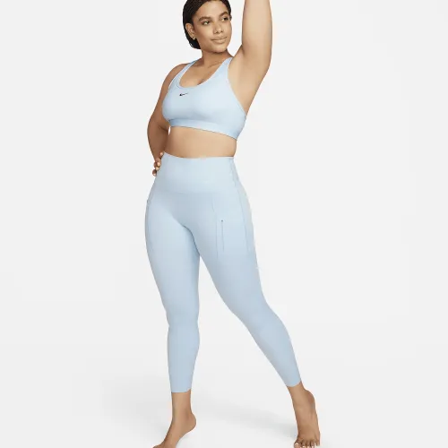 Nike Go женская Firm-Support С высокой Талией 7/8 лосины с карманамисиний