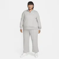 Nike Sportswear Club Fleece женская Mid-Rise Wide-Leg Sweatpants (большие размеры) цвет серый
