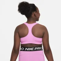 Nike Swoosh Big дитячі (Girls') Sports Bra (Extended Size) Pink