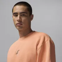 Nike Tatum чоловічі Fleece Crew-Neck світшот Orange
