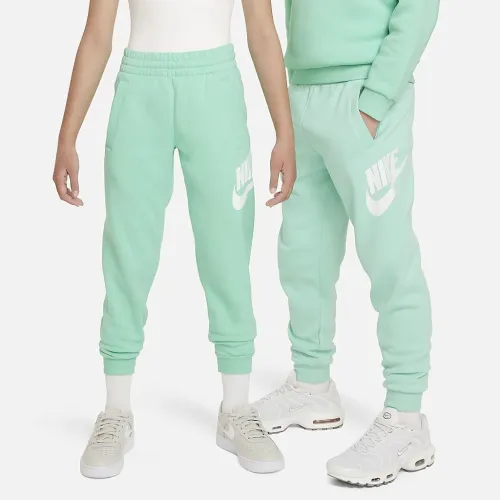 Nike Club Fleece Big дитячі Joggers колір зелений