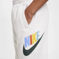 Nike Club Fleece Big дитячі Joggers колір коричневий