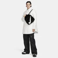 Nike Sportswear Futura 365 Faux Fur Mini рюкзак (6L) цвет черный