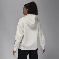 Nike Jordan x Howard University женская Satin-Lined Pullover Толстовка с капюшоном цвет белый