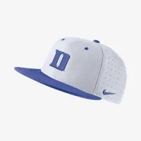 Duke Nike College Fitted Baseball Hat колір білий