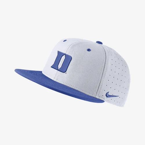 Duke Nike College Fitted Baseball Hat колір білий