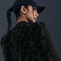 Nike Sportswear женская High-Pile Fleece Vest цвет черный