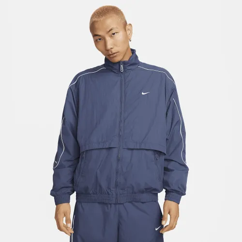 Nike Sportswear Solo Swoosh чоловічі Woven Track Куртка блакитний