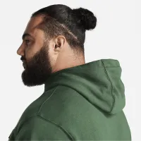 Nike Club Fleece мужские Patch Pullover Толстовка с капюшоном цвет зеленый