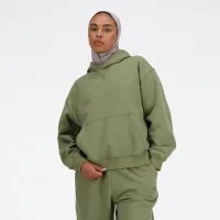 Кофта/футболка New Balance WT41537DEK - зеленая