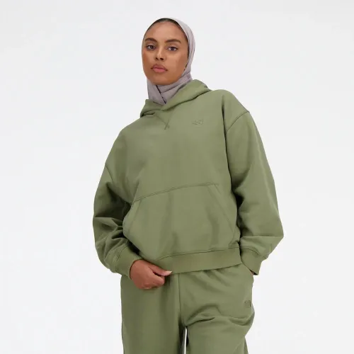 Кофта/футболка New Balance WT41537DEK - зеленая