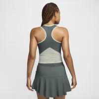NikeCourt Slam жіноча Dri-FIT Tennis Tank Top колір зелений