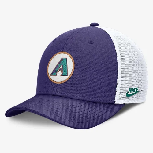 Arizona Diamondbacks Cooperstown Rise мужские Nike Dri-FIT MLB Trucker Adjustable Hat цвет фиолетовый