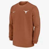 Texas Longhorns Sideline Coach чоловічі Nike College Long-Sleeve Top Orange