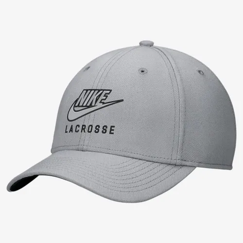 Nike Rise Lacrosse Swoosh Flex Cap колір сірий