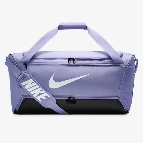 Nike Brasilia 9.5 тренировочные Duffel сумка (Medium, 60L) цвет фиолетовый