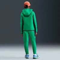 Nike Sportswear Tech Fleece Big детские Full-Zip Толстовка с капюшоном цвет зеленый