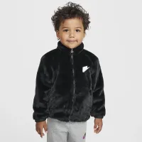 Nike Toddler Faux Fur Куртка цвет черный