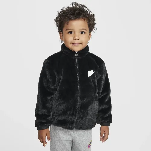 Nike Toddler Faux Fur Куртка цвет черный