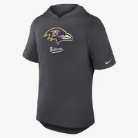 Baltimore Ravens чоловічі Nike Dri-FIT NFL Hooded футболка колір сірий