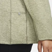 Nike Element женская 1/2-Zip Running Top (большие размеры) цвет зеленый