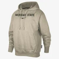 Michigan State Standard Issue мужские Nike College Pullover Толстовка с капюшоном цвет коричневый