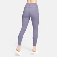 Nike One женская С высокой Талией 7/8 лосины с карманамицвет фиолетовый