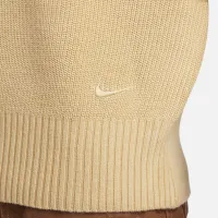 Nike Life чоловічі Long-Sleeve Military Henley Sweater колір коричневий