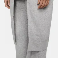 Nike Sportswear Phoenix Fleece женская оверсайз Long Full-Zip Толстовка с капюшоном цвет серый