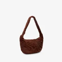 Nike Sportswear Faux Fur Slouchy сумка (19L) колір коричневий