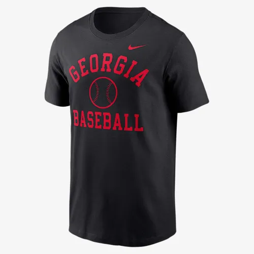 Georgia Bulldogs Baseball Arch мужские Nike College футболка цвет черный
