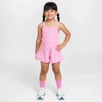 Nike Dri-FIT Sunny Swoosh Little дитячі Runsie Romper Pink