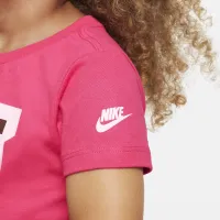 Nike Relaxed Tee and Scrunchie Set Toddler 2-Piece Set Pink