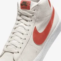 Nike SB Zoom Blazer Mid Skate Кроссовки цвет серый